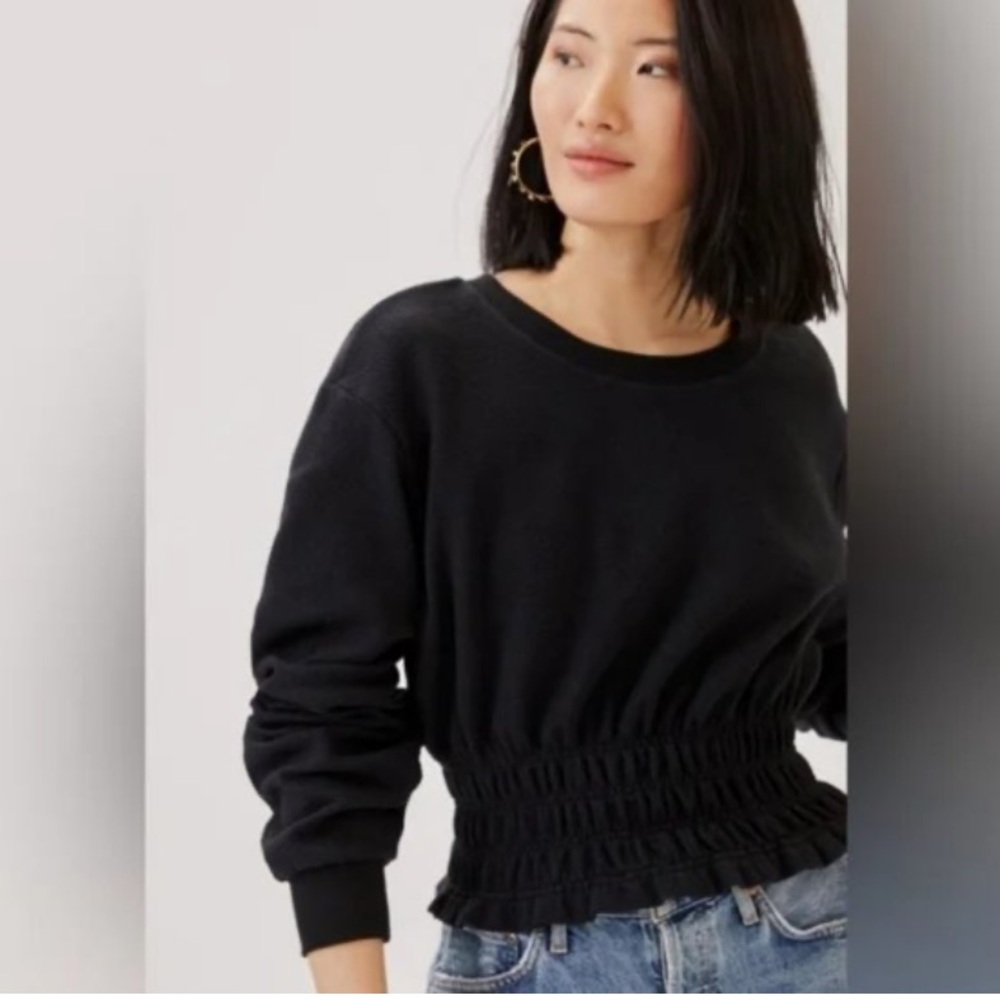 Anthropologie Black Maeve Sweater